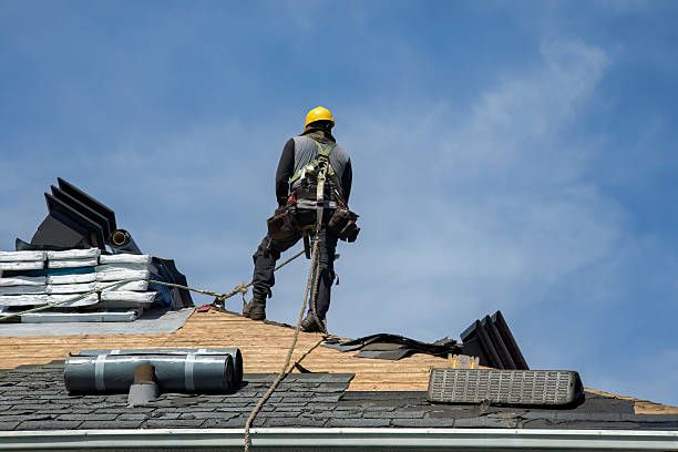 Professional Roof Replacement technician working in Rhodhiss, NC